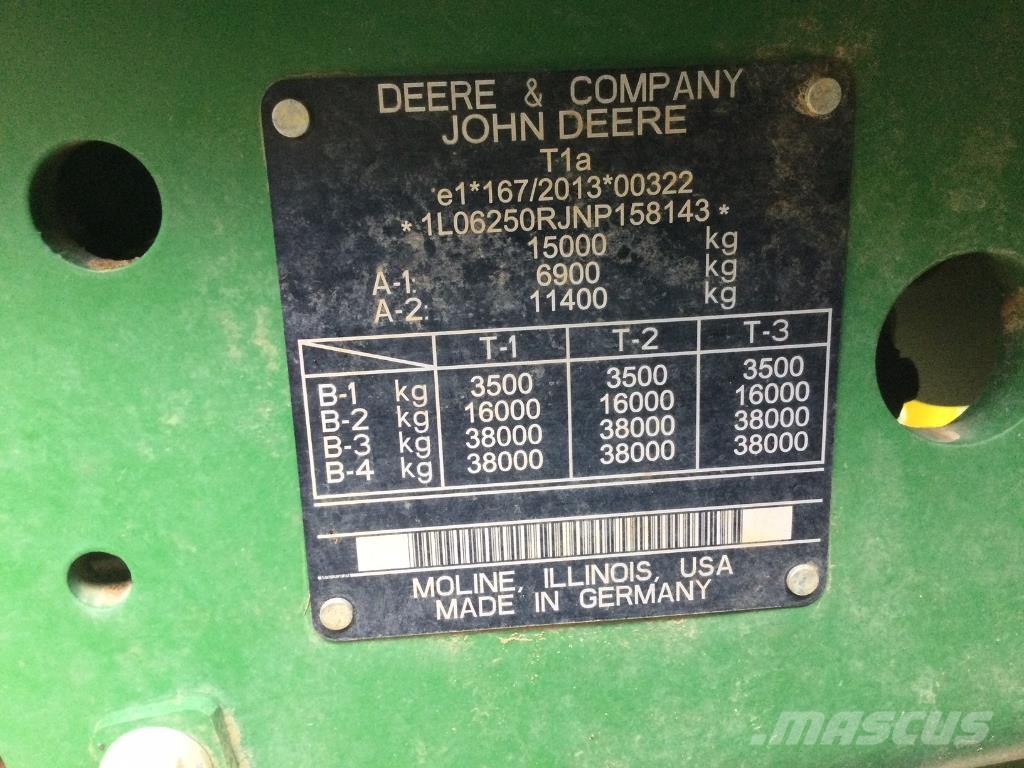 John Deere 6R250 الجرارات
