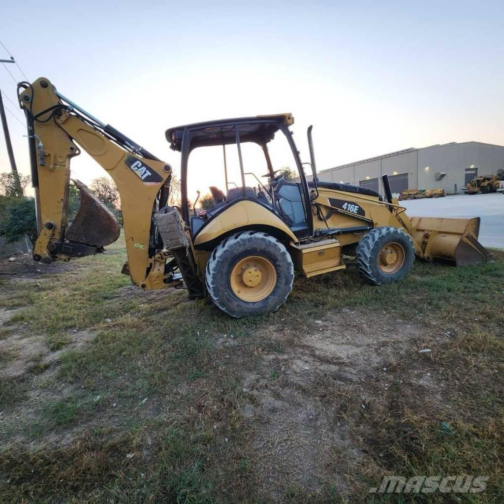 CAT 416 E لوادر ذات جرافات عكسية