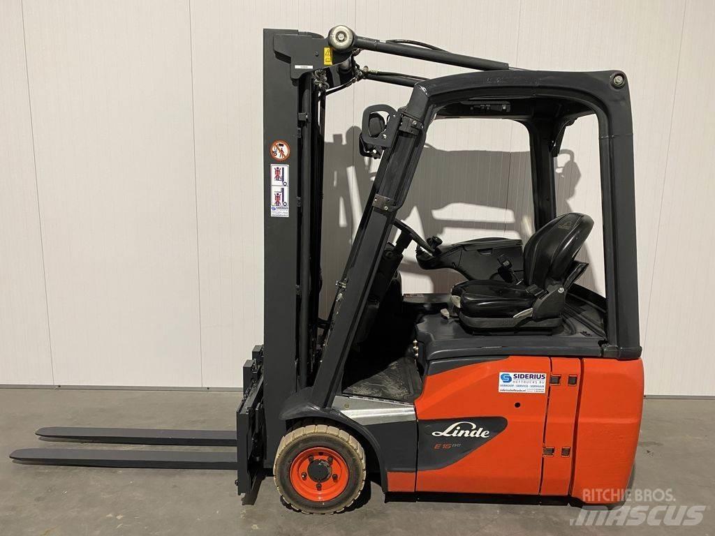 Linde E16C-02 شاحنات ذات رافعات شوكية تعمل بالكهرباء