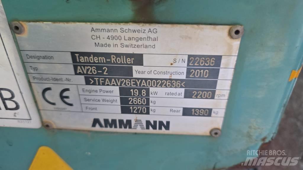 Ammann AV 26-2 مداحل ثنائية الاسطوانة