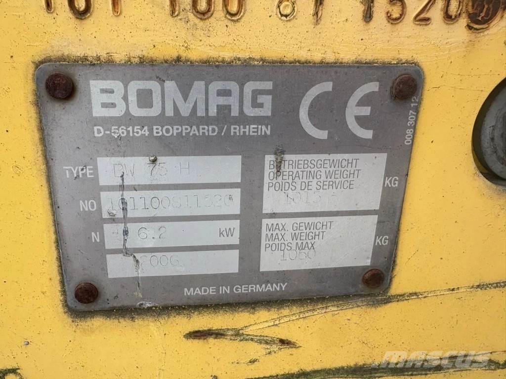 Bomag BW75H مداحل متنوعة