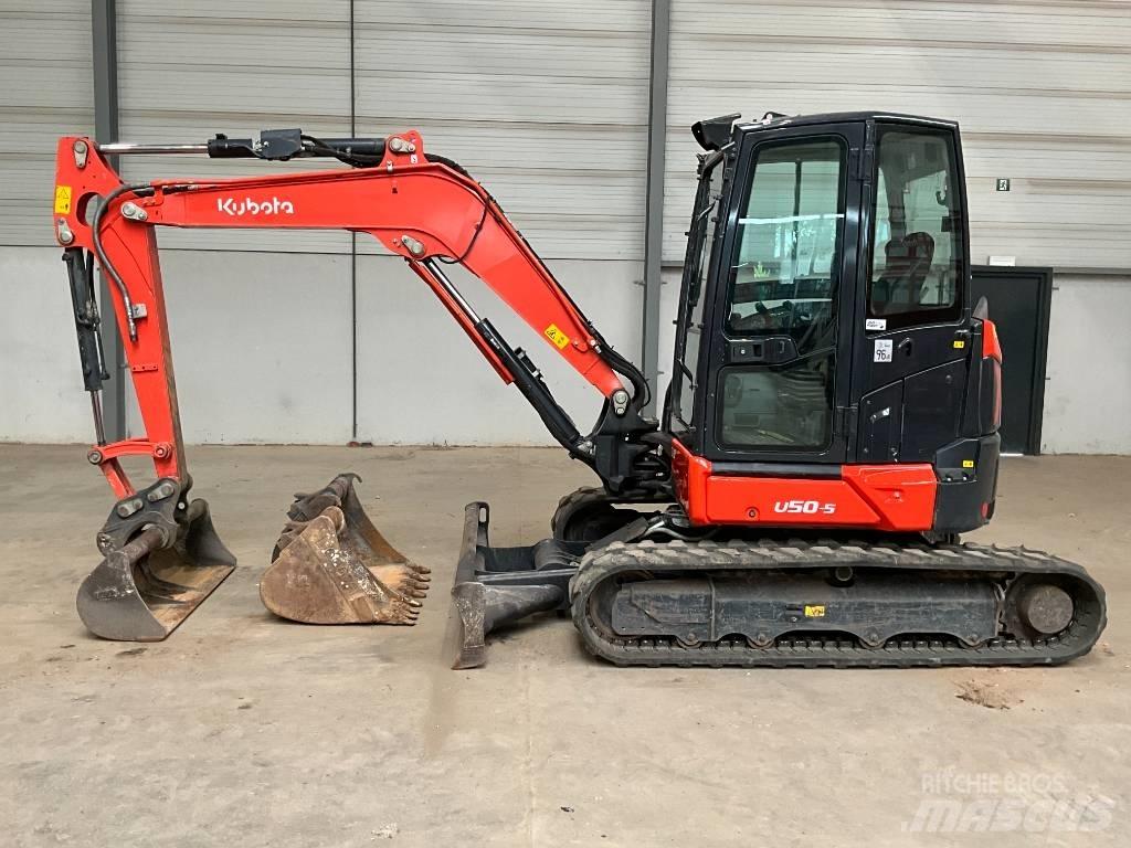 Kubota U 50-5 حفارات صغيرة أقل من 7 طن (حفارات صغيرة)
