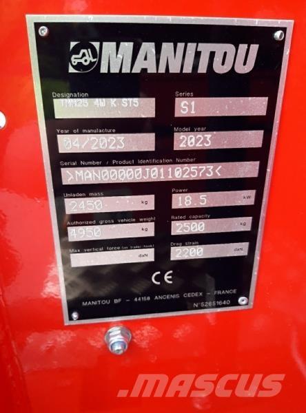 Manitou TMM25 4W رافعات شوكية مثبتة على شاحنات