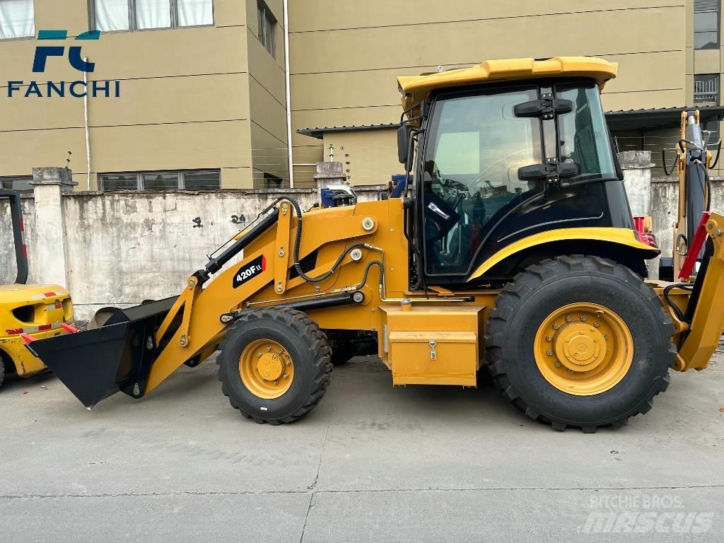 CAT 420 F لوادر ذات جرافات عكسية