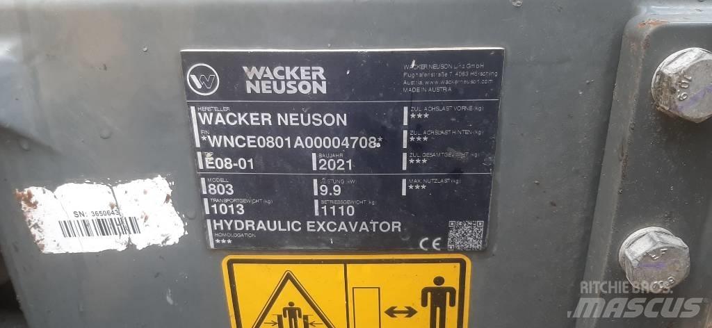 Wacker Neuson 803 حفارات زحافة