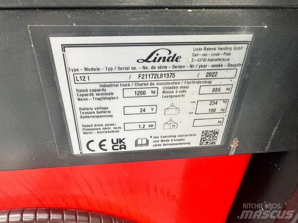 Linde L 12 l معدات التكديس الجوالة