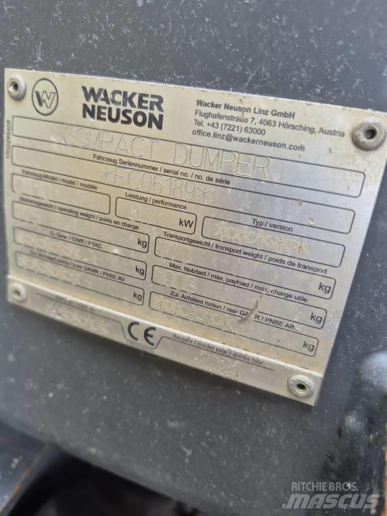 Wacker Neuson DT 10 عربات نقل قلابة مجنزرة