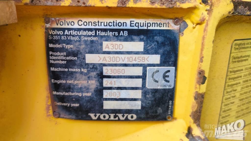 Volvo A 30 D ساحبات مفصلية