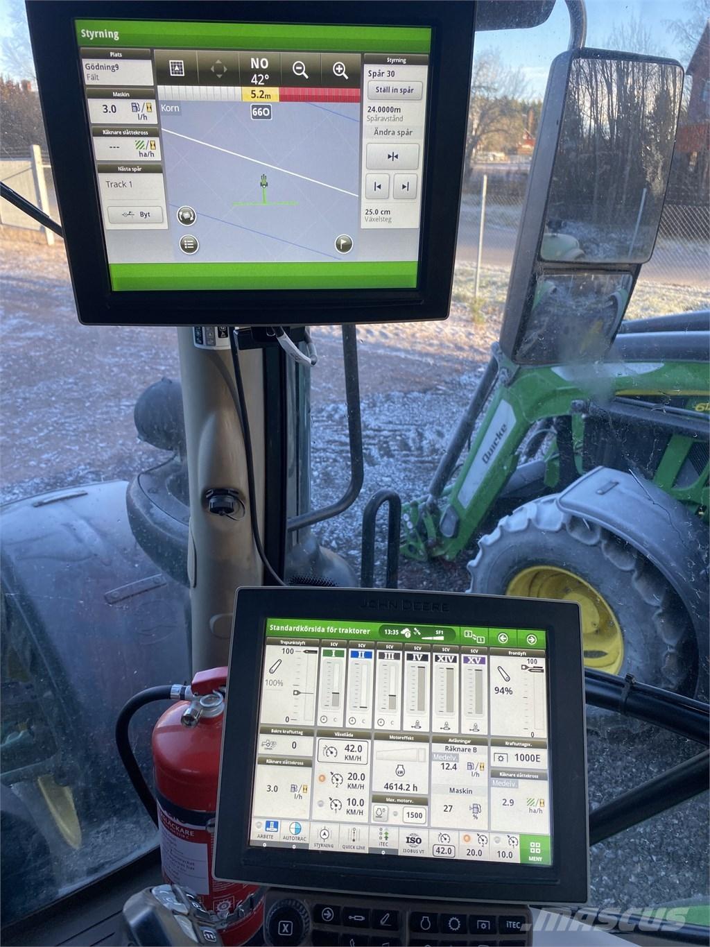 John Deere 6195 R الجرارات