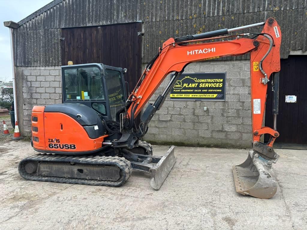 Hitachi ZX 65 US B-5 حفارات صغيرة أقل من 7 طن (حفارات صغيرة)