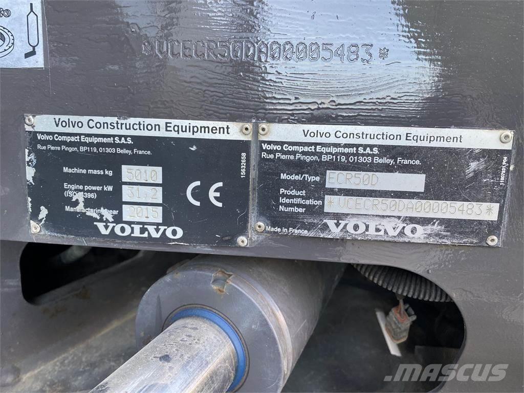 Volvo ECR50 حفارات بعجل