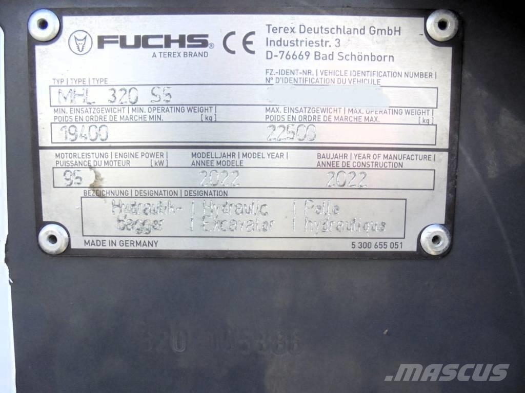 Fuchs MHL 320 مناولات المخلفات / مناولات صناعية