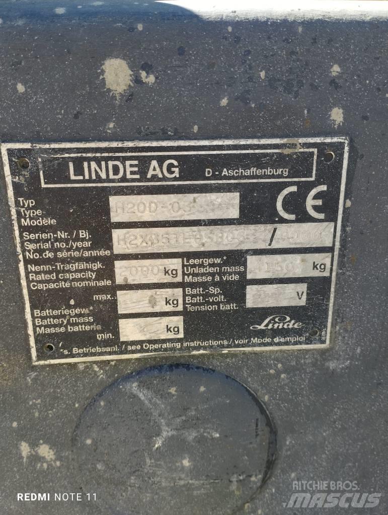 Linde H 20 D شاحنات الديزل