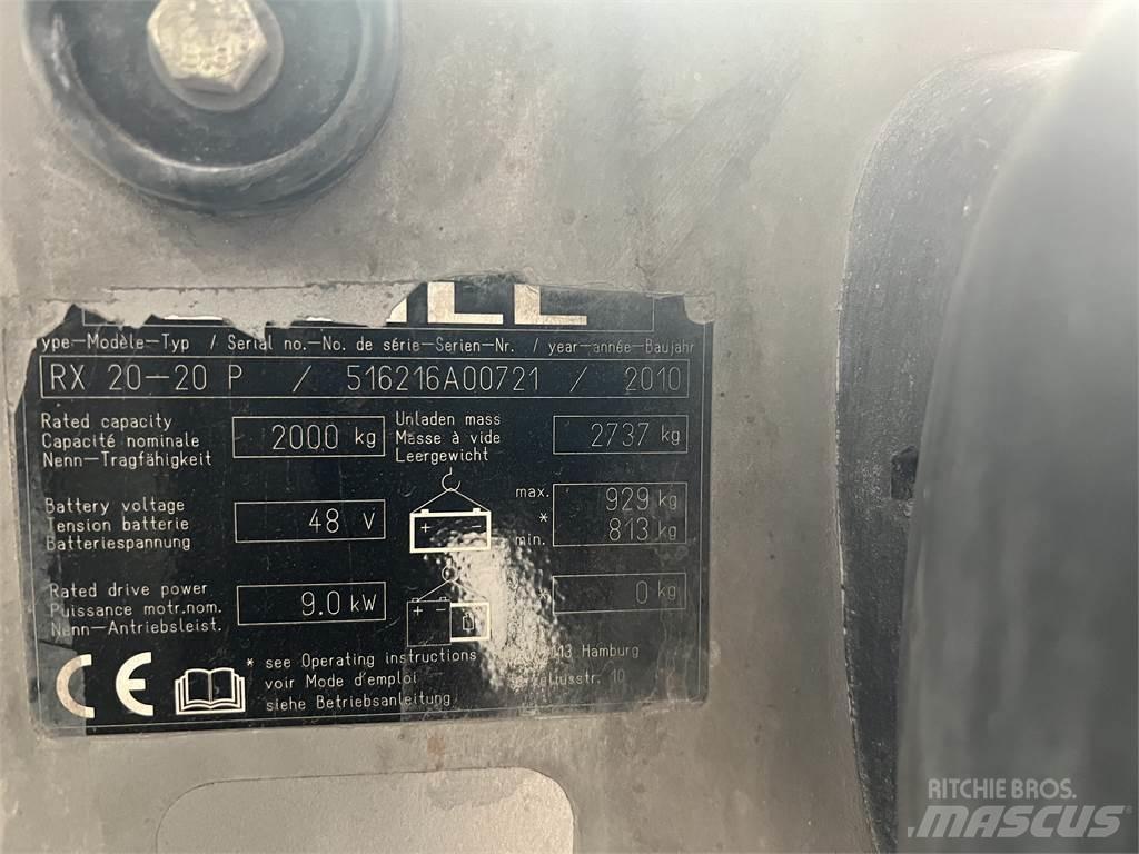 Still RX 20-20 P شاحنات ذات رافعات شوكية تعمل بالكهرباء