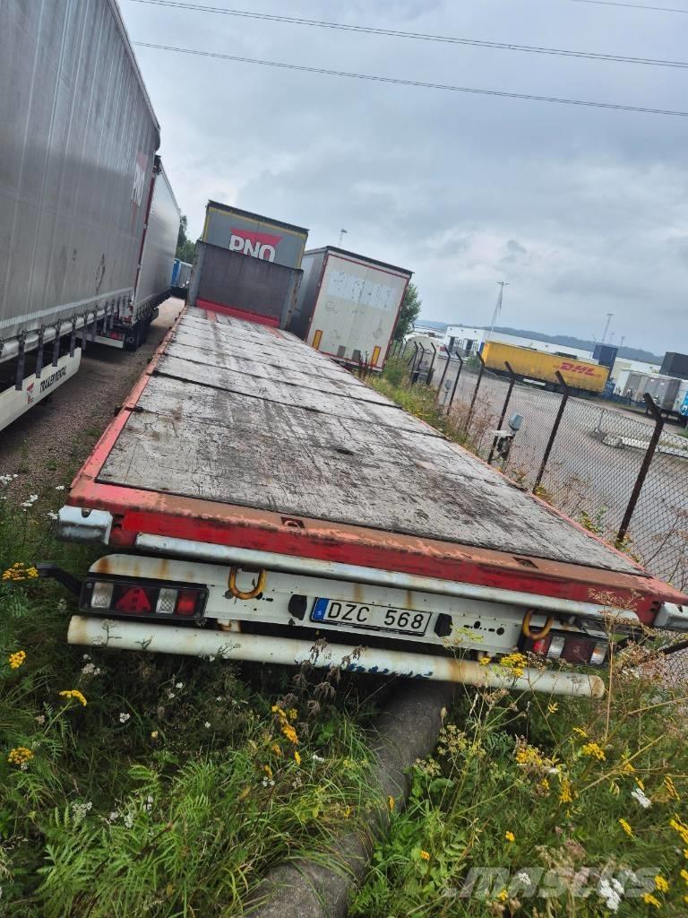 Krone FLAKTRAILER نصف مقطورات مسطحة / مفصلية الجوانب