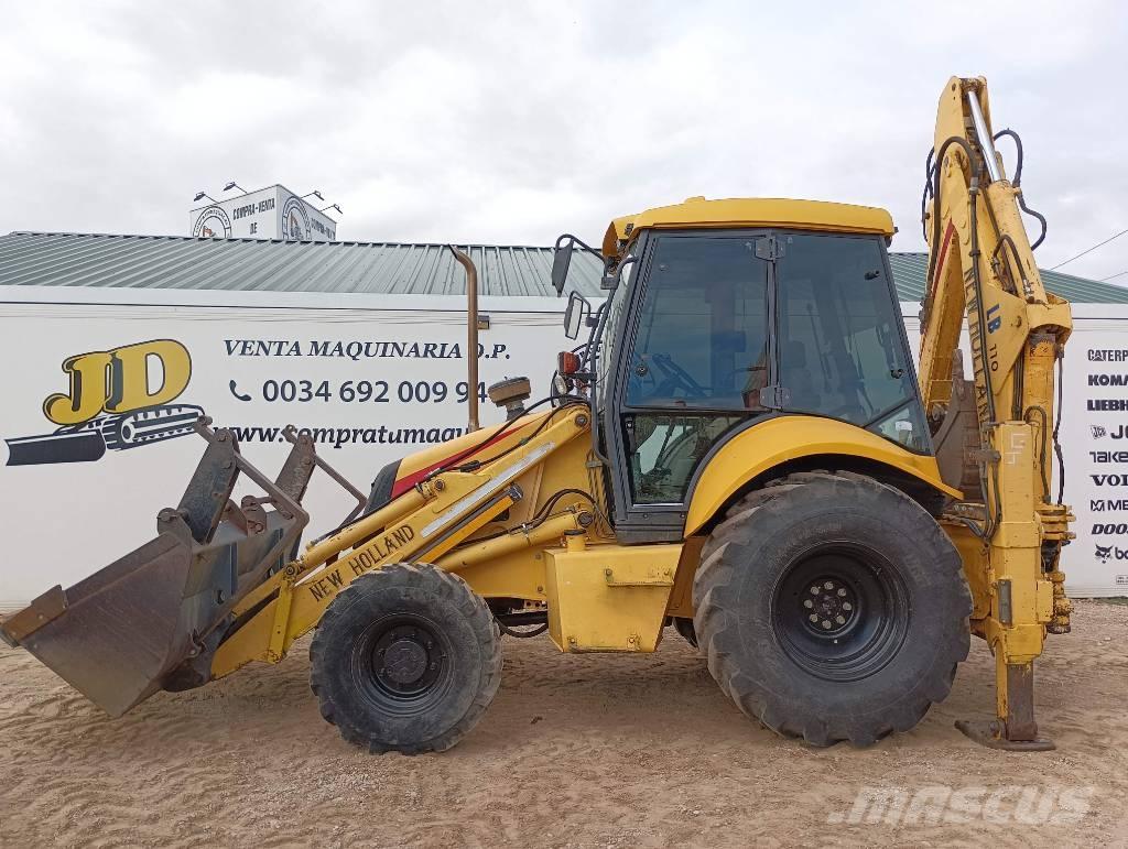 New Holland LB 110 لوادر ذات جرافات عكسية