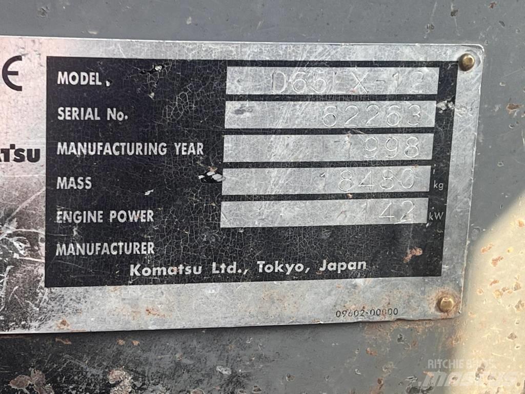 Komatsu D 65 EX-12 بلدوزرات مجنزرة