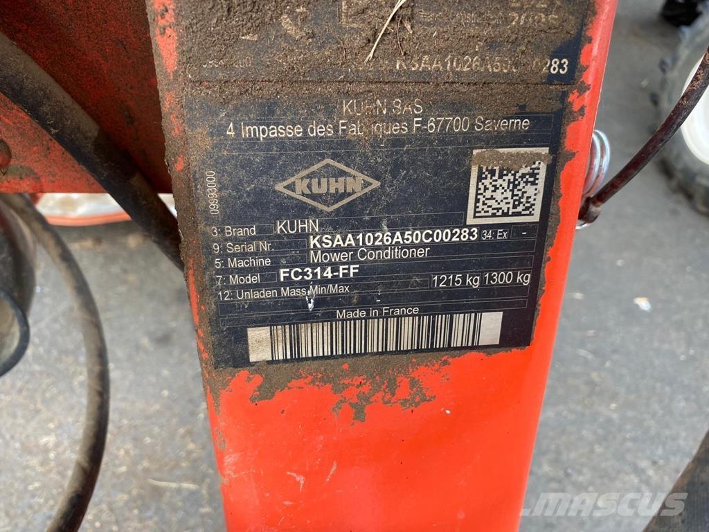 Kuhn FC 314 FF ماكينات جز العشب