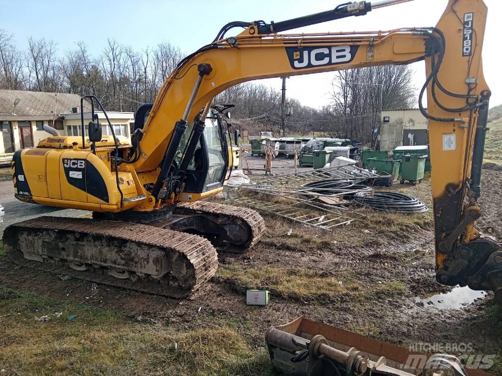 JCB JS 180 LC لوادر ذات جرافات عكسية