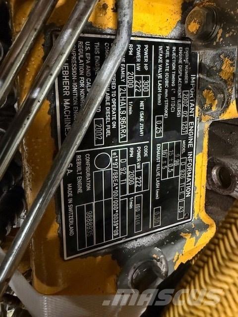 Liebherr D 926 TI-E محركات