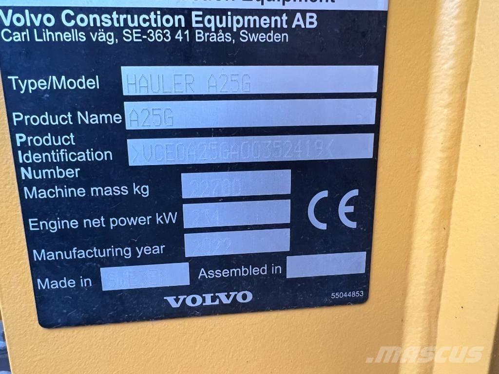 Volvo A25G ساحبات مفصلية