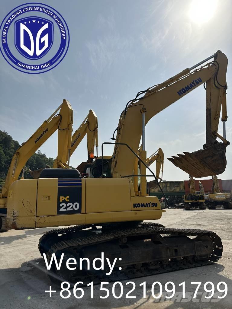 Komatsu PC 220-7 حفارات زحافة