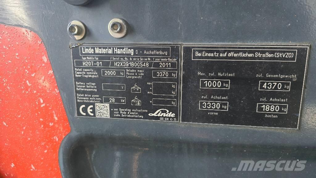Linde H 20 T شاحنات LPG