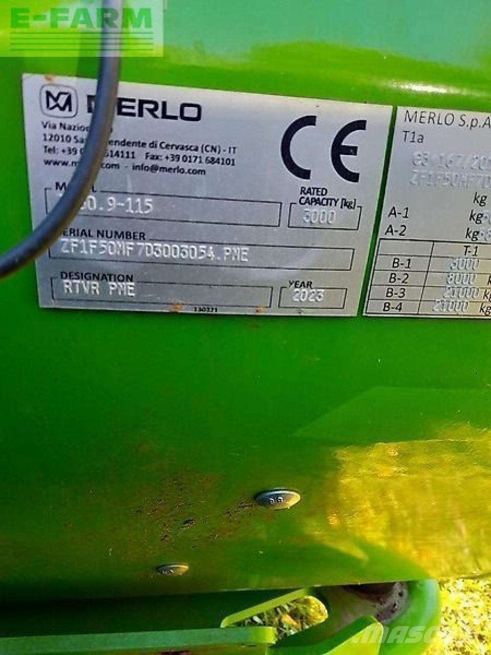 Merlo tf 30.9-115 معدات مناولة لأغراض الزراعة