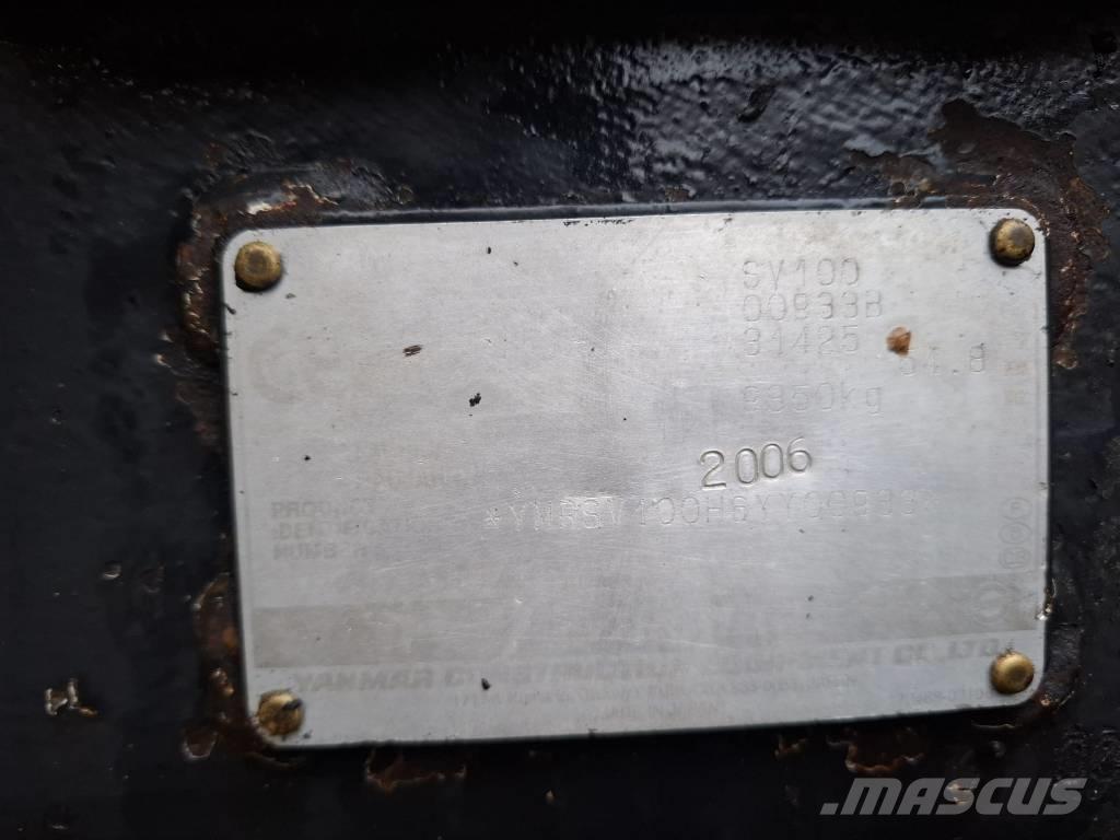 Yanmar SV 100 حفارات وسط 7 طن - 12 طن