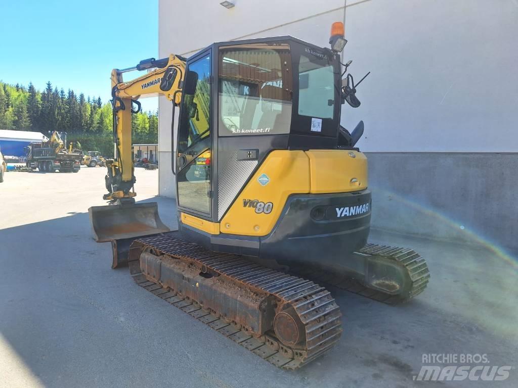 Yanmar Vio 80-1A حفارات وسط 7 طن - 12 طن