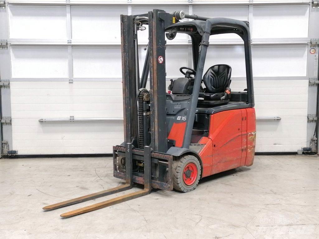 Linde E16H-01 شاحنات ذات رافعات شوكية تعمل بالكهرباء