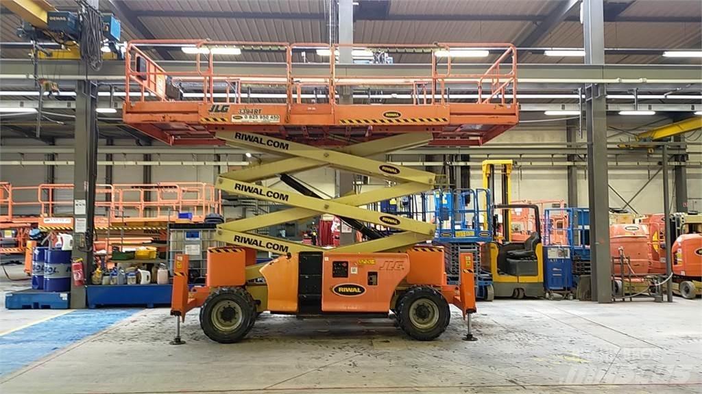 JLG 3394RT رافعات مقصية الشكل