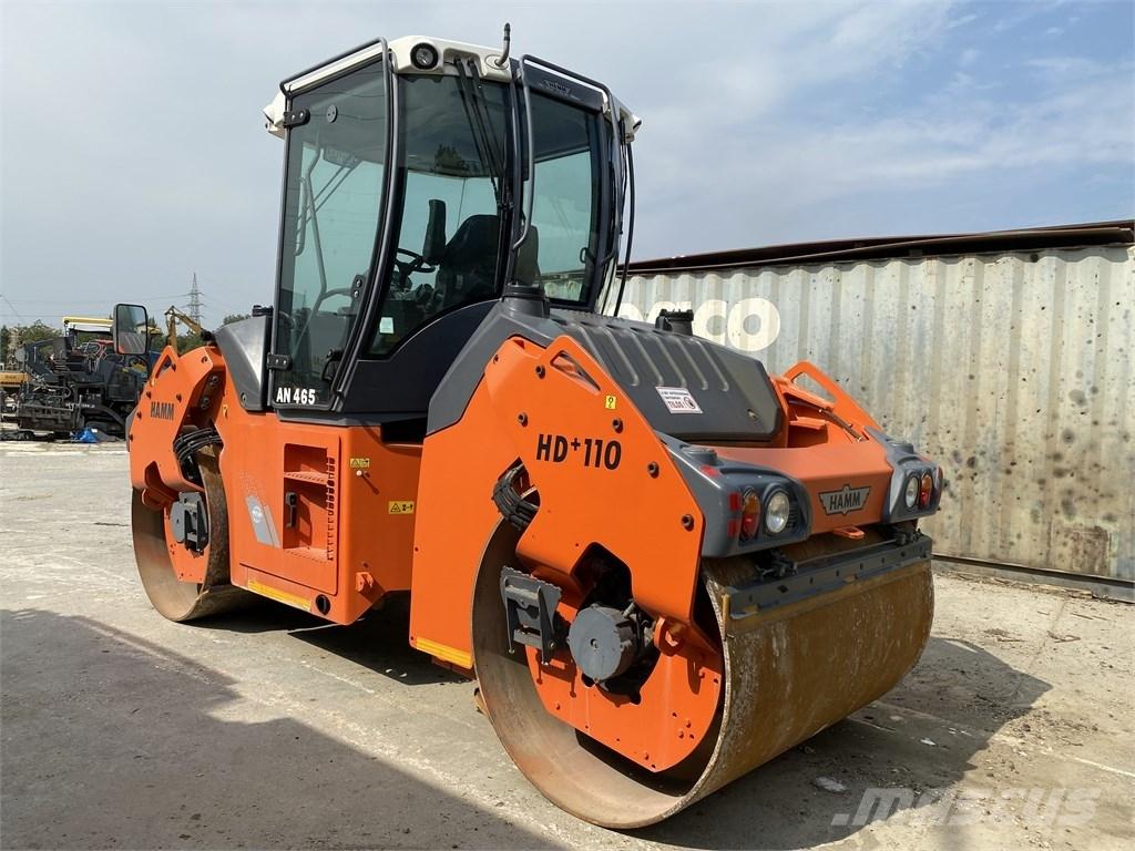 Hamm HD 110 مداحل ثنائية الاسطوانة