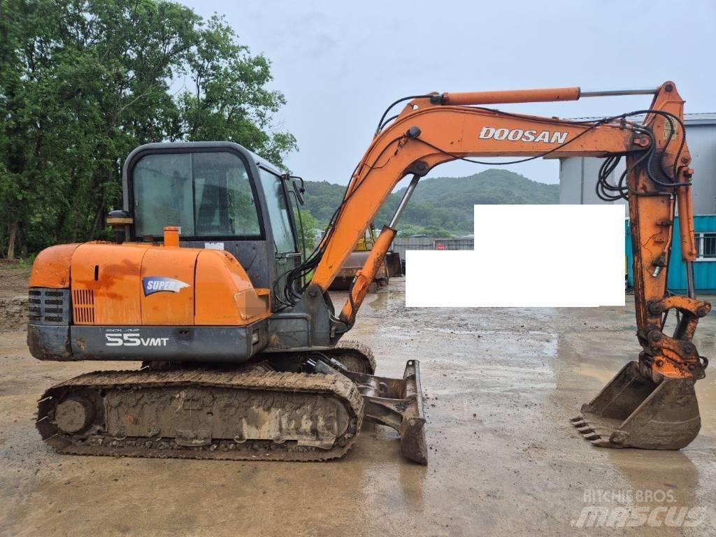 Doosan Solar 55 V حفارات صغيرة أقل من 7 طن (حفارات صغيرة)