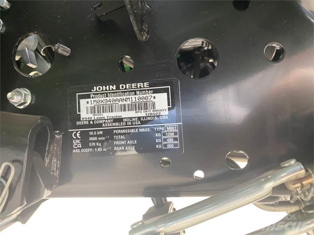 John Deere X940 جزازات