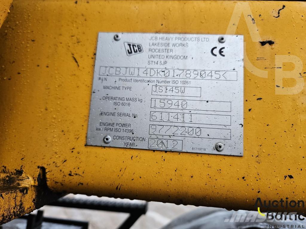 JCB JS 145 W حفارات بعجل