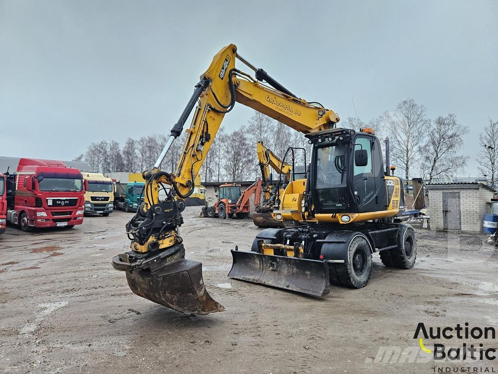 JCB JS 145 W حفارات بعجل