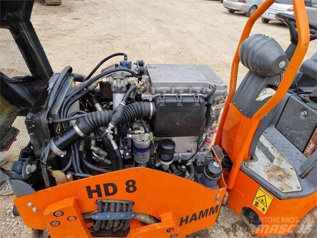 Hamm HD 8 VV مداحل ثنائية الاسطوانة