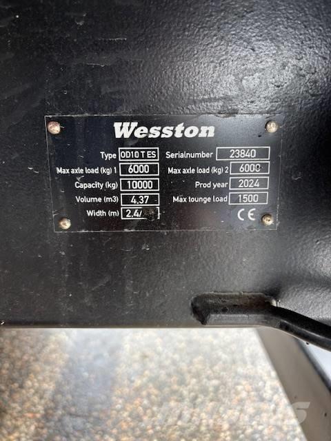  wesston Tippvagn مقطورات قلابة