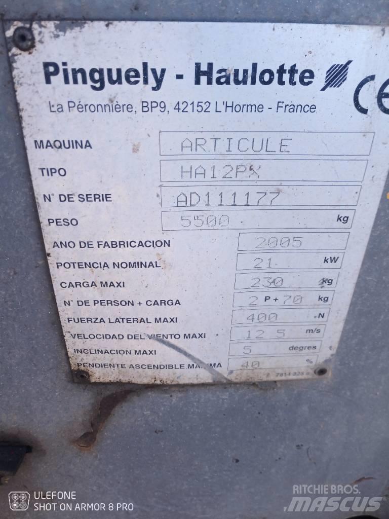 Haulotte HA 12 PX رافعات سلة مفصلية