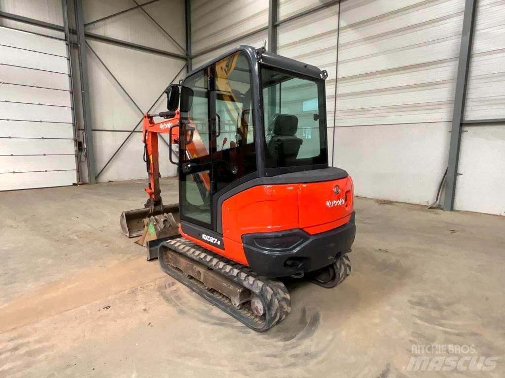 Kubota KX 027-4 حفارات صغيرة أقل من 7 طن (حفارات صغيرة)