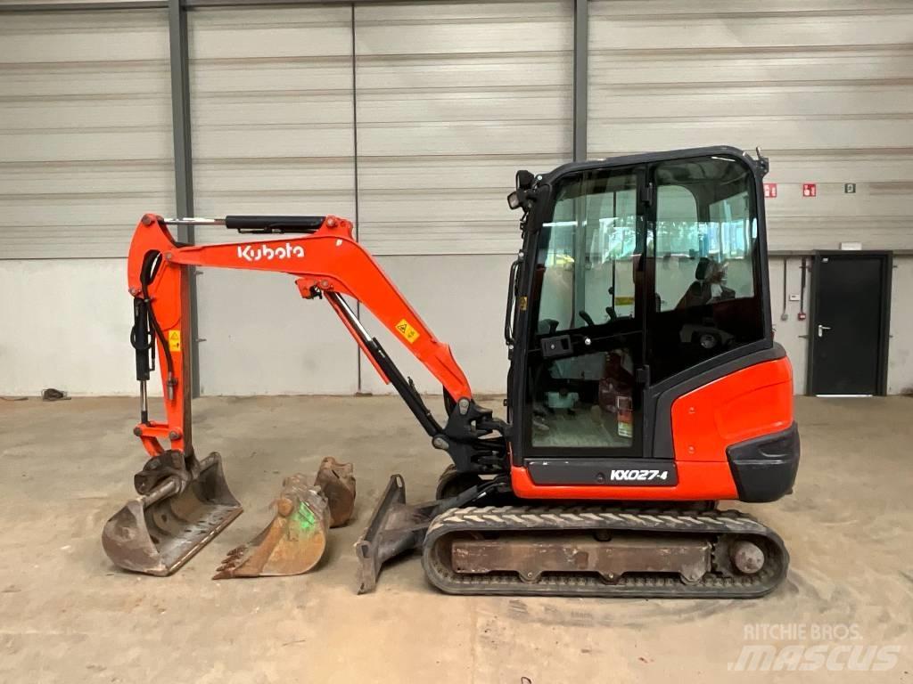 Kubota KX 027-4 حفارات صغيرة أقل من 7 طن (حفارات صغيرة)