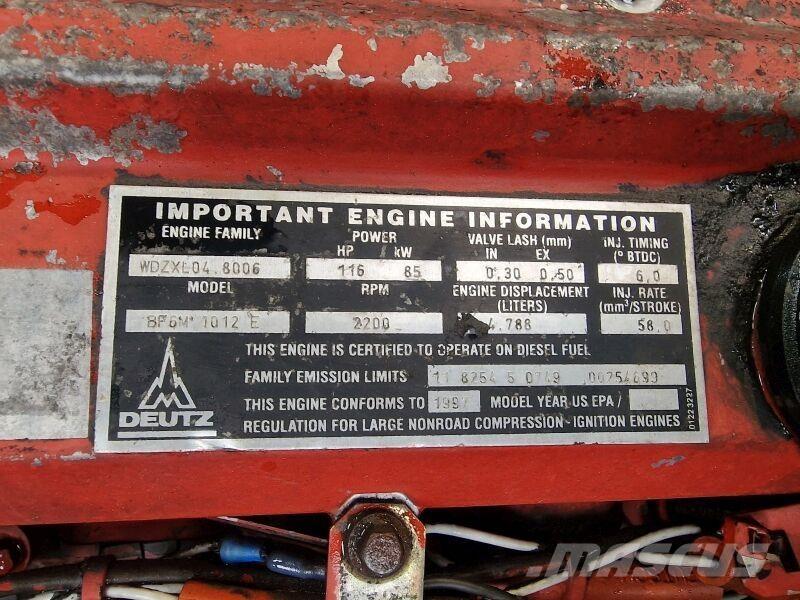 Deutz BF6M1012E محركات