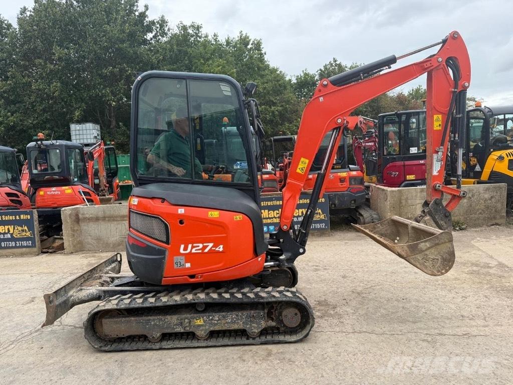 Kubota U 27-4 حفارات صغيرة أقل من 7 طن (حفارات صغيرة)