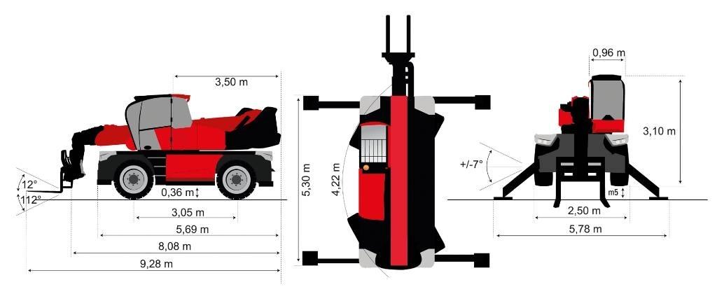 Manitou MRT 2660 مناولات متداخلة