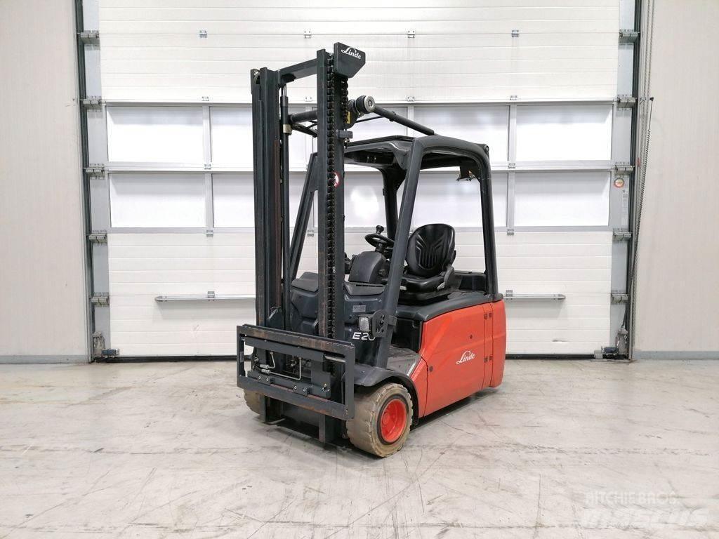 Linde E20L-01 شاحنات ذات رافعات شوكية تعمل بالكهرباء
