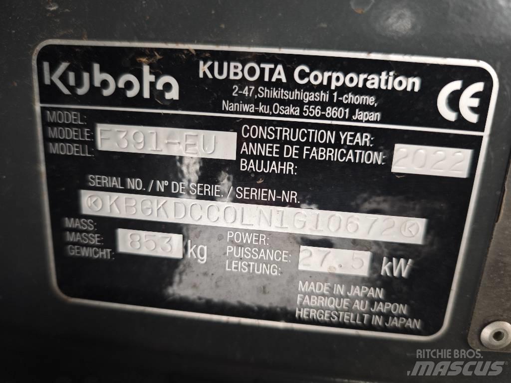 Kubota F 391 ركوب الحشائش