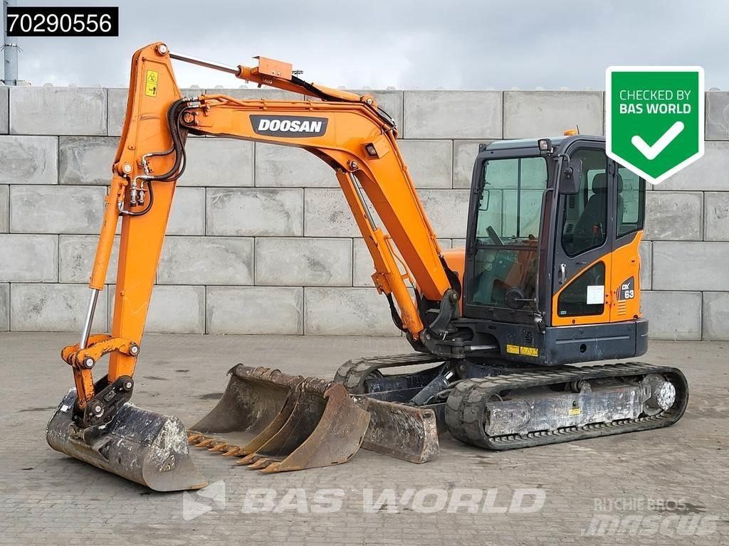 Doosan DX63-3 حفارات صغيرة أقل من 7 طن (حفارات صغيرة)