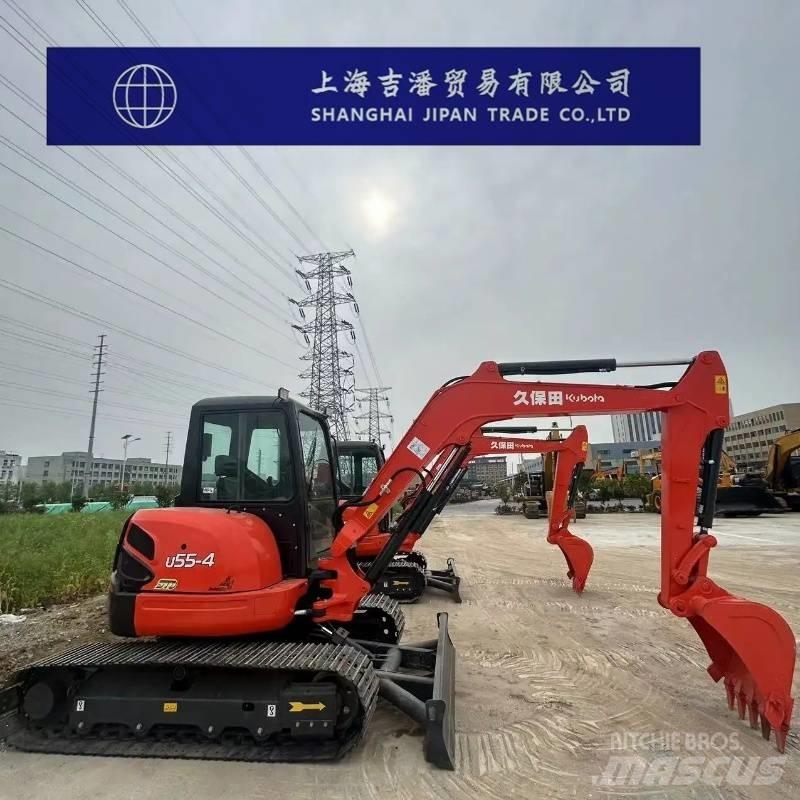 Kubota U 55-4 حفارات صغيرة أقل من 7 طن (حفارات صغيرة)