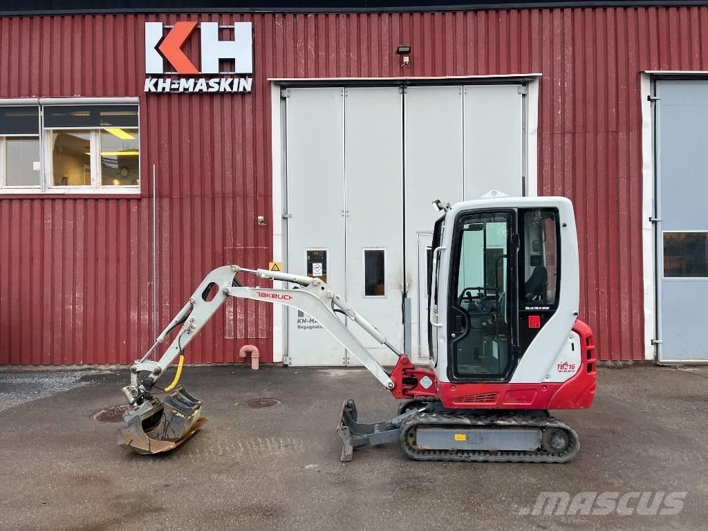 Takeuchi TB 216 حفارات صغيرة أقل من 7 طن (حفارات صغيرة)